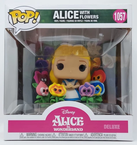 Funko POP! Disney Alice with Flowers 1057 Alice in Wonderland Deluxe DAMAGED BOX