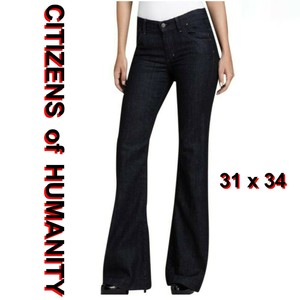 Citizens-of-Humanity-Women-039-s-Hutton-Medium-Rise-Wide-Leg-Jeans-Pants-SZ-31-X-34