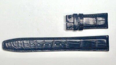 IWC 20mm x 18mm Dark Blue Alligator Deployment Authentic OEM