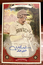 2023 Topps Allen & Ginter Juan Soto Mets On Card Auto Boxloader 3/15 BA-JS