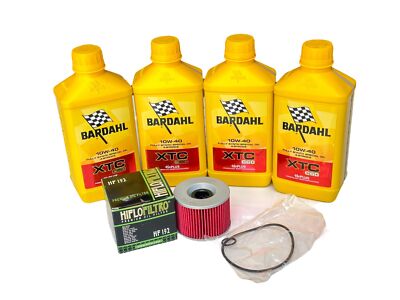 INSPEKTIONSSET 4L BARDAHL XTC C60 10W40 + FILTER TRIUMPH TRIDENT 900 ''92-98