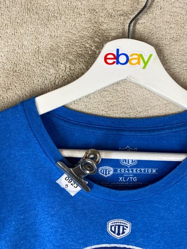 NFL INDIANAPOLIS COLTS Casual T-Shirts Top Size XL Mens Blue Logo Short Sleeve - Picture 3 of 10