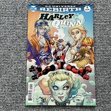 DC Comics Harley Quinn Renacimiento 9 Firmado Amanda Conner Jimmy Palmiotti Autógrafo