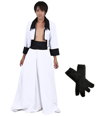 Grimmjow Jaegerjaquez Cosplay Halloween Costume 6th Espada Arrancar SZ Kid-US3XL