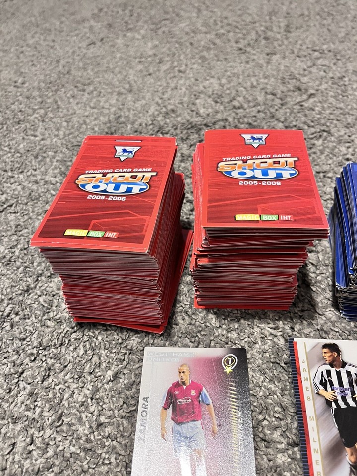 Shoot Out Premier League 2004/05 2007 Card Bundle Job Lot 500