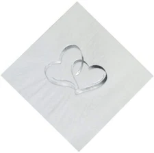 Fun Express - Two Hearts Paper Luncheon Napkin (50pc)