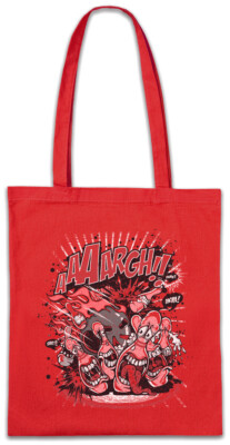 Bowling Massacre Stofftasche Einkaufstasche Pixel Retro Let's Bowl Fun Strike