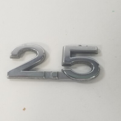 06 07 08 09 10 Volkswagen Jetta 2.5 Emblem Logo Badge Trunk Rear Chrome OEM