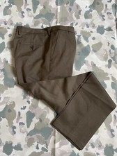 Image of PLECTRUM BY BEN SHERMAN SLIM TROUSERS BROWN 34 NEW