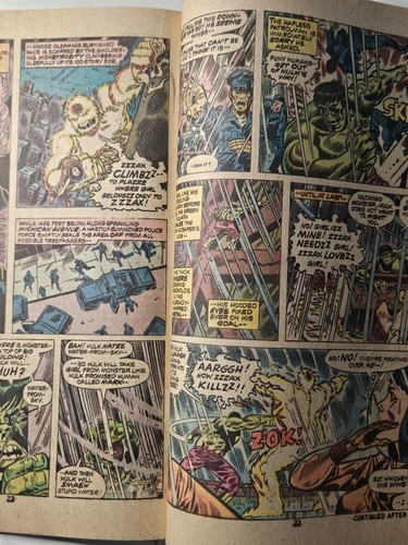 The Incredible Hulk #183 ~ MUY BUEN ESTADO - ~ 1975 MARVEL COMICS - Imagen 3 de 7