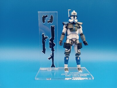 Star Wars Vintage Collection Arc Trooper Jesse VC250 Acrylic Base Set  *NO Toy*