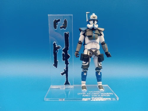 Star Wars Vintage Collection Arc Trooper Jesse VC250 Acrylic Base Set  *NO Toy*
