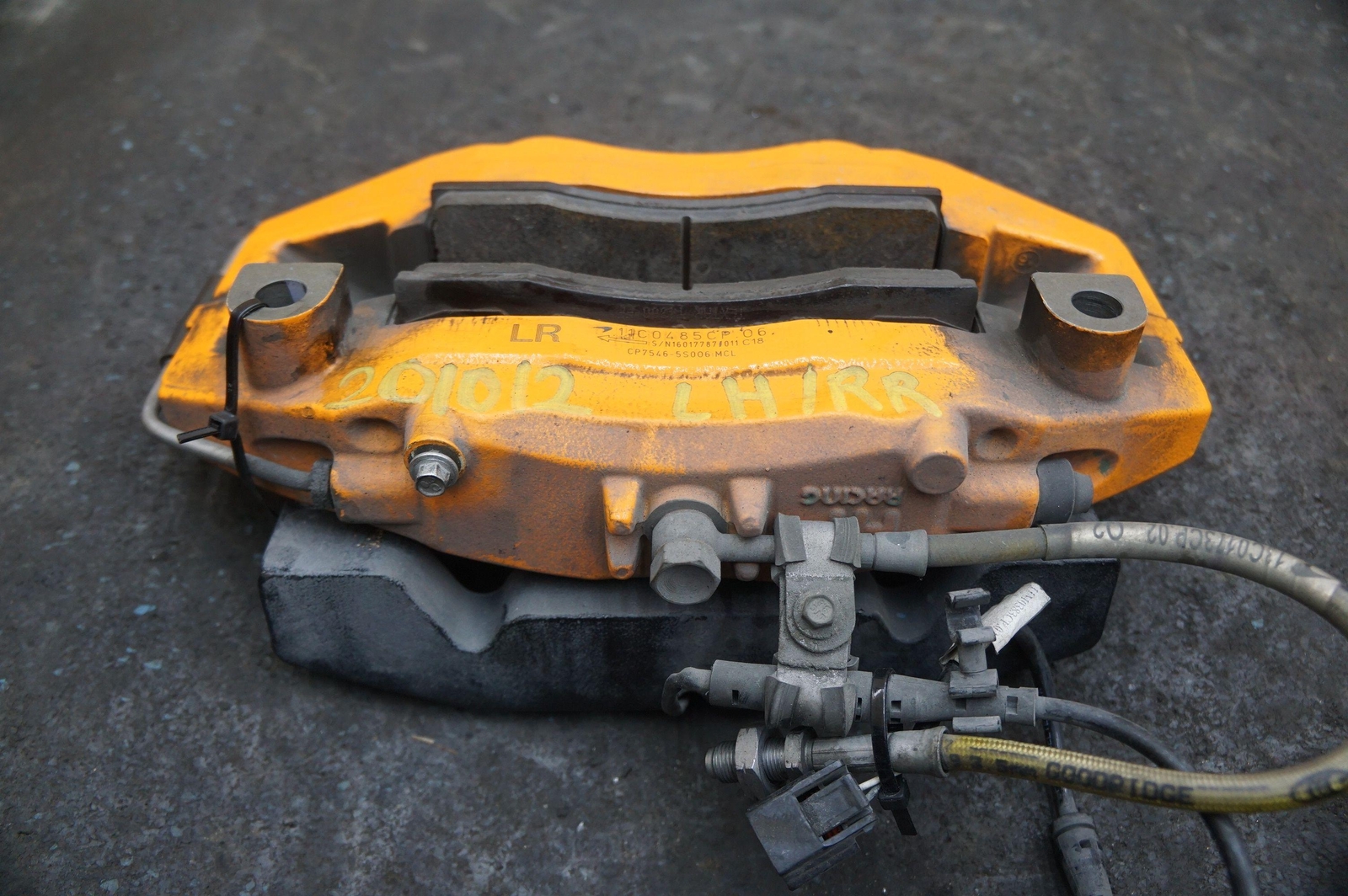 Rear Left Driver Side Brake Caliper CCM Orange 11C0485CP.06 OEM McLaren 570S 17