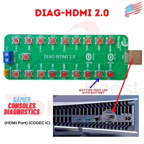 HDMI Dock Test – Diagnostic Tool for PS5, PS4, Xbox & More | Fast & Easy Testing - Picture 3 of 5