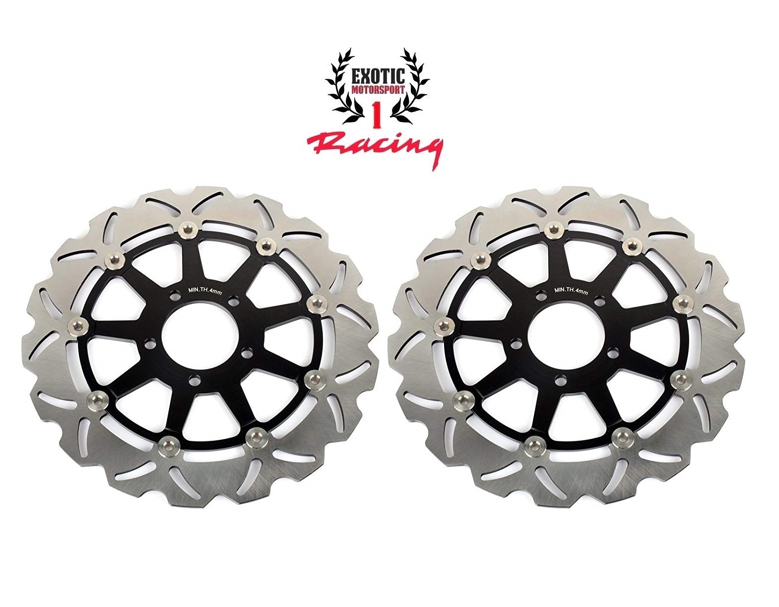 Front & Rear Brake Disc Rotors  and Pads Set For Suzuki Hayabusa 1300  1999-07