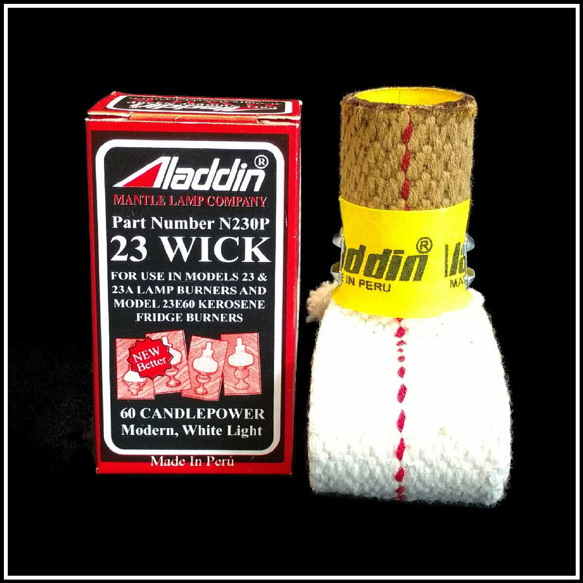 ALADDIN LAMP PART # N230P WICK for MODEL 23, 23A and MAXBRITE BURNERS  - NEW