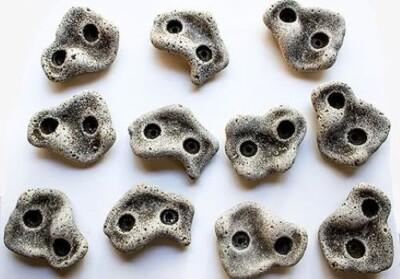 #ad 40 LARGE KIDS BOLT ON ROCK CLIMBING HOLDS. MADE IN THE USA. $64.99