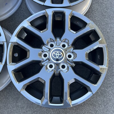 SET (4) 20 INCH WHEELS TOYOTA TUNDRA 2022-2025 GENUINE OEM