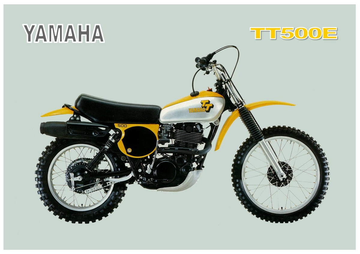 1978 Yamaha TT500 E TT500E Poster | New Zealand | Paper