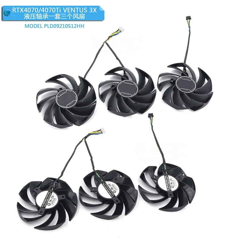 1PC For MSI RTX4060 Ti 4070 Ti 4080 4090 VENTUS 3X Graphics Card Cooling Fan - Image 4 of 4