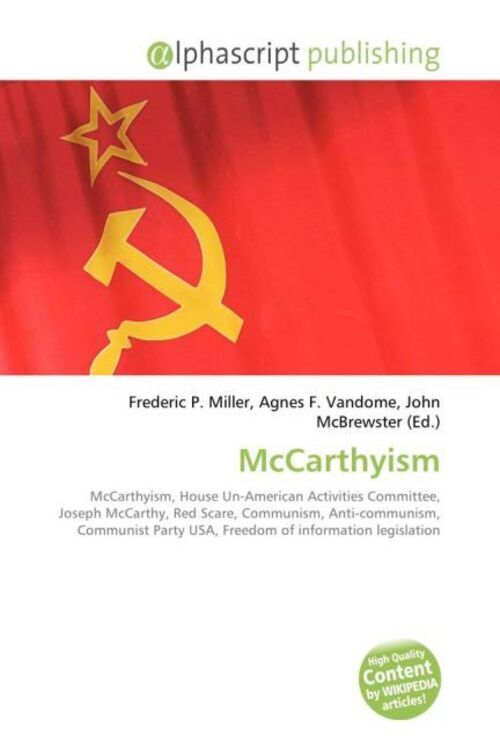 Frederic P. Miller (u. A.) | Mccarthyism | Taschenbuch | Englisch