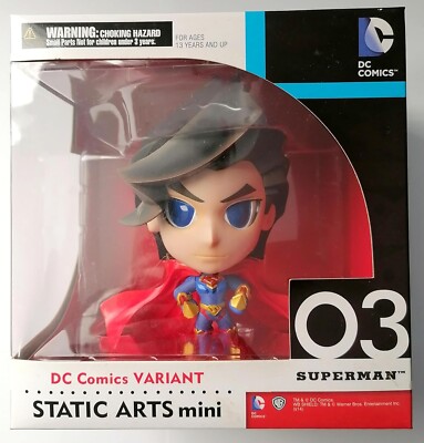 DC Comics Variant Static Arts Mini Superman Square Enix Brand New
