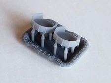 1/426 USS Arizona BB-39 and USS Pennsylvania BB-38 Aft 1.1 inch Tubs, 1941