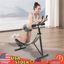 Ab Machine Coaster Abdominal Crunch Trainer fit Home Gym Core Workout Equipment