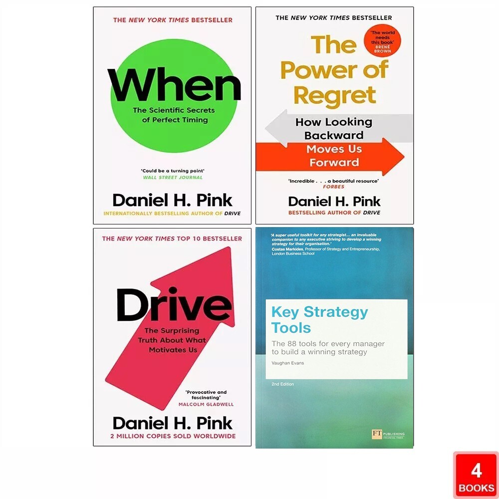 Key Strategy Tools, When Daniel H. Pink, Power of Regret, Drive 4 Books
