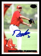 Reymond Fuentes signed auto 2010 Topps Pro Debut #186
