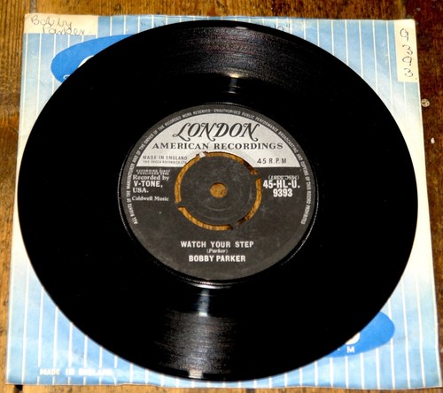 BOBBY PARKER ~ WATCH YOUR STEP b/w STEAL YOUR HEART AWAY ~ UK LONDON 7" 1961 - Picture 5 of 8