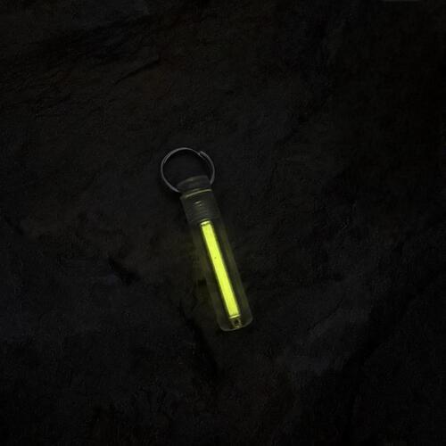 5PCS Glow in the Dark Keychain Necklace Pendant 3x22.5mm Glass Tube EDC Charm - Picture 13 of 15