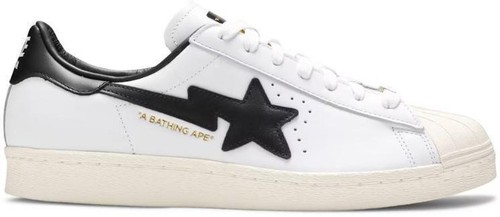a bathing ape bapesta low m1 white black