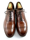 NEW Allen Edmonds "FIFTH AVENUE" Cap-Toe Oxfords 8.5 Dark Chili DAINITE (836N)
