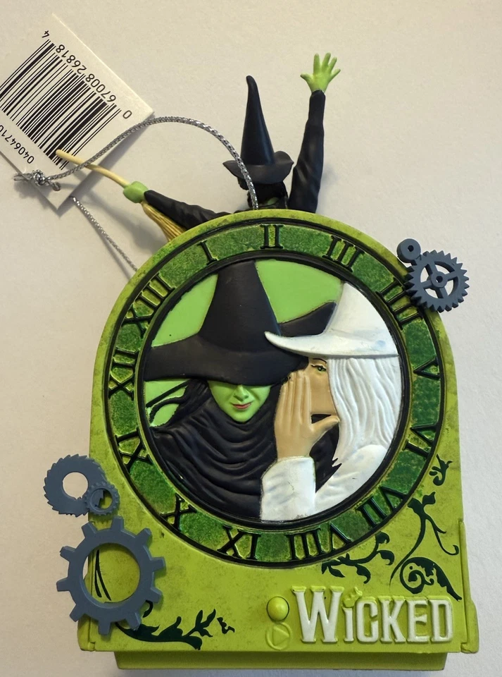Wicked Carlton Card Christmas ornament plays Defying Gravity Hallmark 2010 - Image 2 of 4
