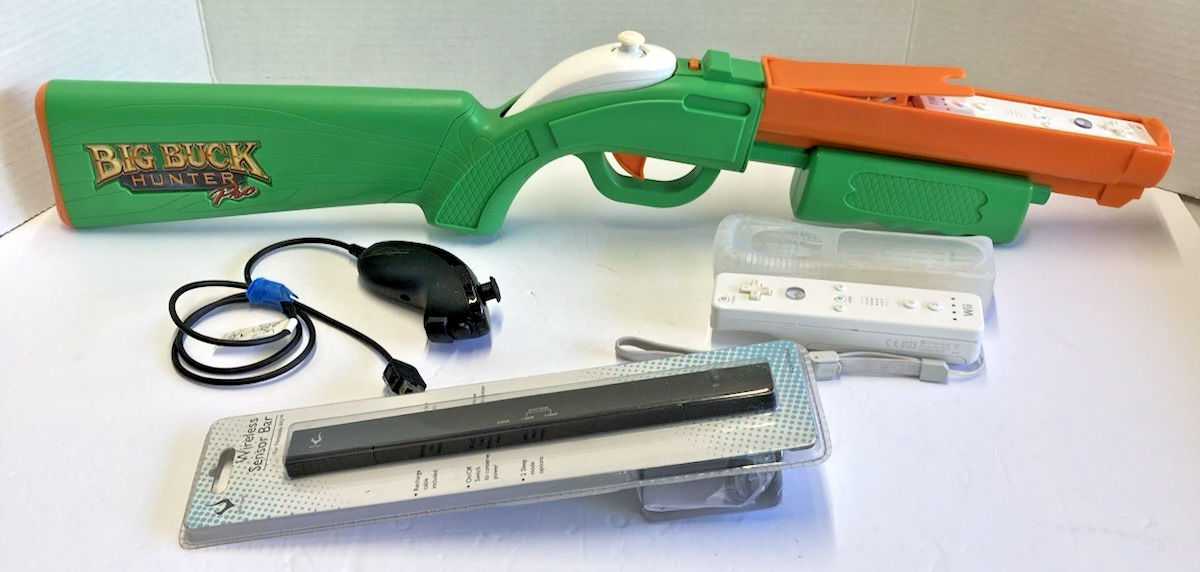 Big Buck Hunter Pro Nintendo Wii Pump Shotgun Controllers