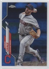 2020 Topps Chrome Blue Wave Refractor 9/75 Aaron Civale #143 0c6