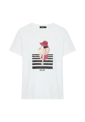 Liu Jo Damen T-Shirt Weiß