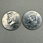 2000-P/D Kennedy 50C 2-Coin Set - BU/Brilliant Uncirculated