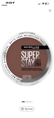MAYBELLINE SUPER STAY up to 24HR Hybrid Powder-Foundation #375 NIB / SEALED