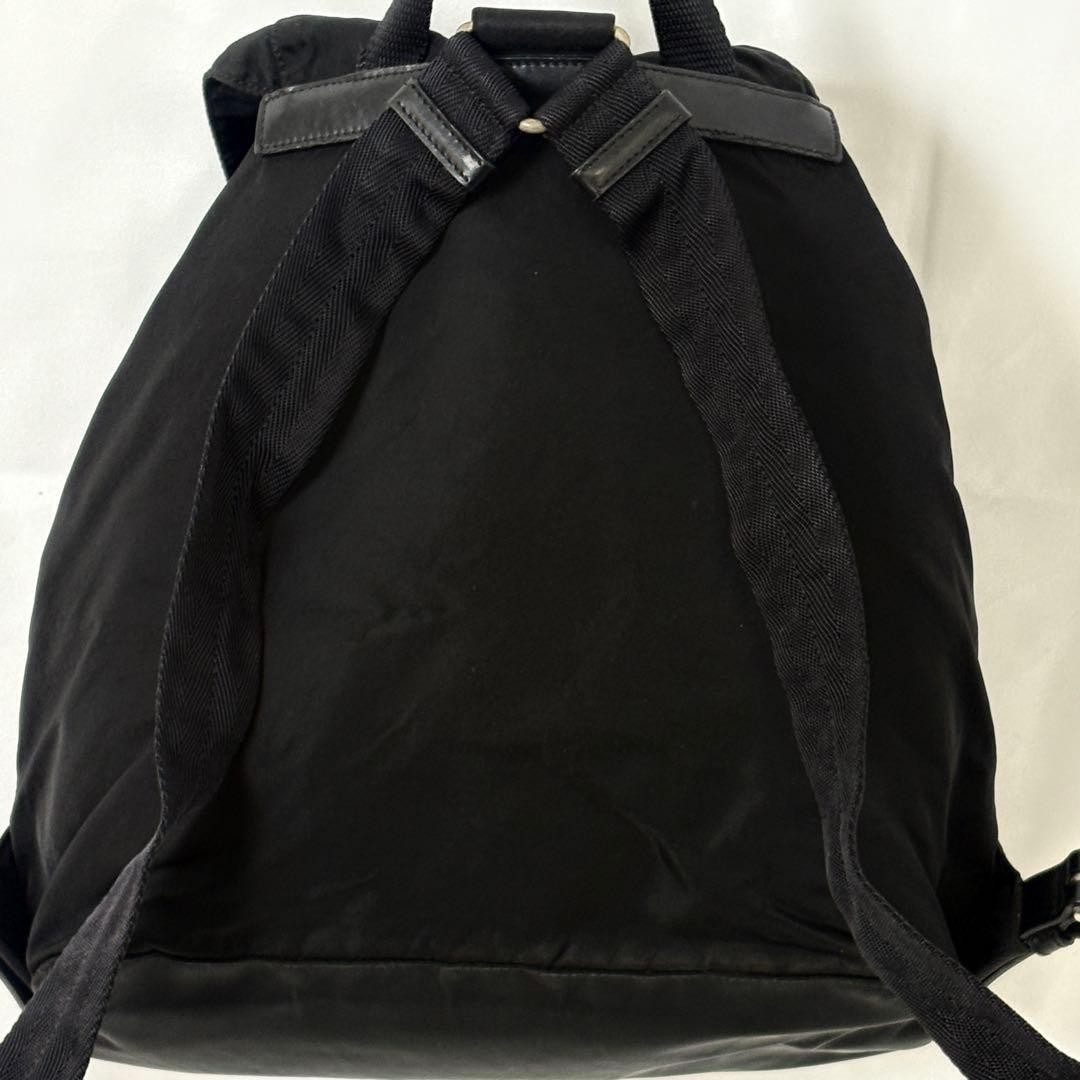 Condition Classic PRADA VELA Nylon Backpack Black with Gallery from japan thumbnail 4