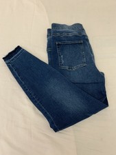 Spanx Distressed Ankle Skinny Jeans Women's size M Petite