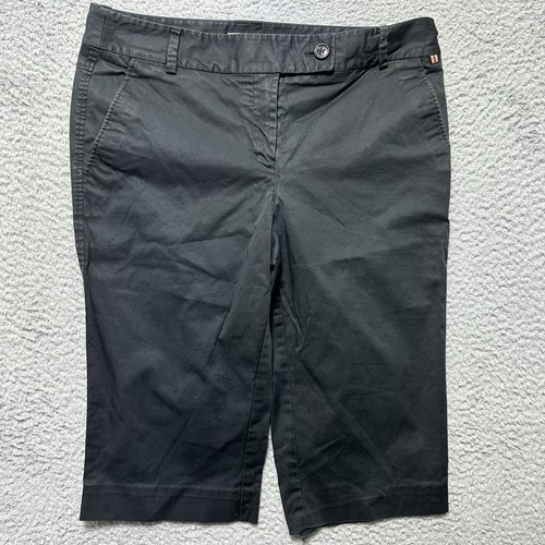 Burberry, Burberry Jeans Women’s 6 Black Chino Casual Capri Vtg London Preppy Academia