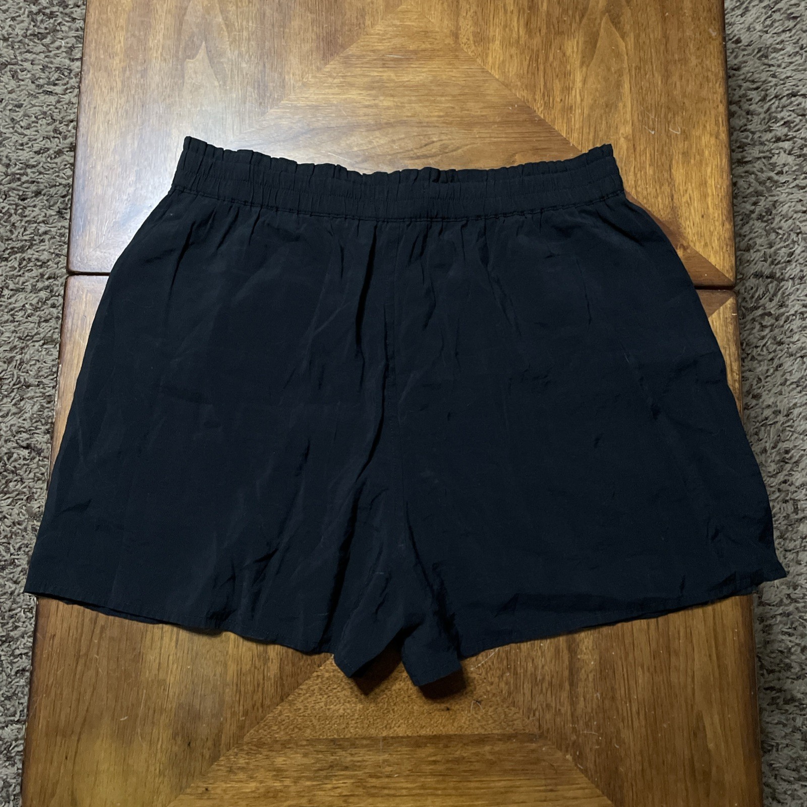 Madewell Shorts Solid Black Lightweight Flowy Rel… - image 3