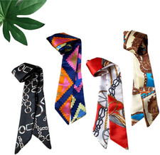 6 Pack Scarf Bags for Women Handbag Scarfs Band Hair Neck Scarves Fashion Gifts