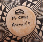 Acoma Pot Seedpot Fine Line Designs Traditional M Chino Patina 3.5" W — photo 9