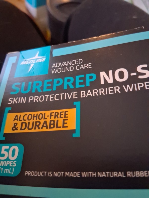 Medline Sureprep Skin Protective Barrier Wipe - Box of 42 MSC1505