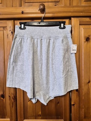 FREE PEOPLE MOVEMENT Gray HOT SHOT HAREM SHORTS Sz M
