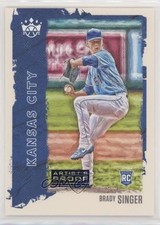 2021 Panini Diamond Kings Short Print Artist Proof Blue Brady Singer #133 0j8v