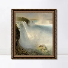 Framed Print Niagara Falls from The American Side by Frederic Edwin Church